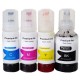 COMPATIBLE EPSON T502 ECO TANK B/C/M/Y A SET OF 4 X BOTTLES